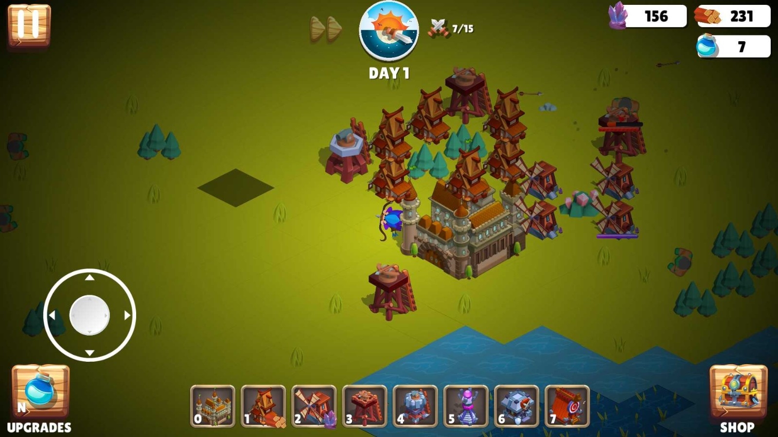 夜幕降临僵尸入侵游戏