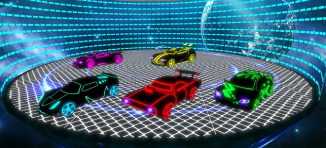 极限霓虹灯gt特技表演